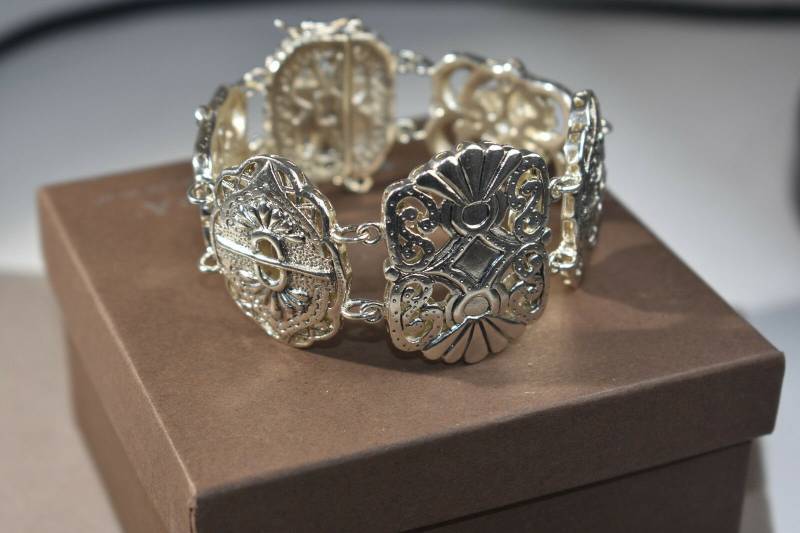 Silpada Sterling Silber Box Verschluss Kette Buch Armband von SilverSistersSilpada