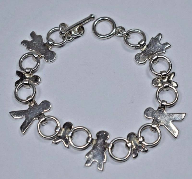 Silpada Sterling Silber Familie Link Halten Hände Toggle Armband von SilverSistersSilpada