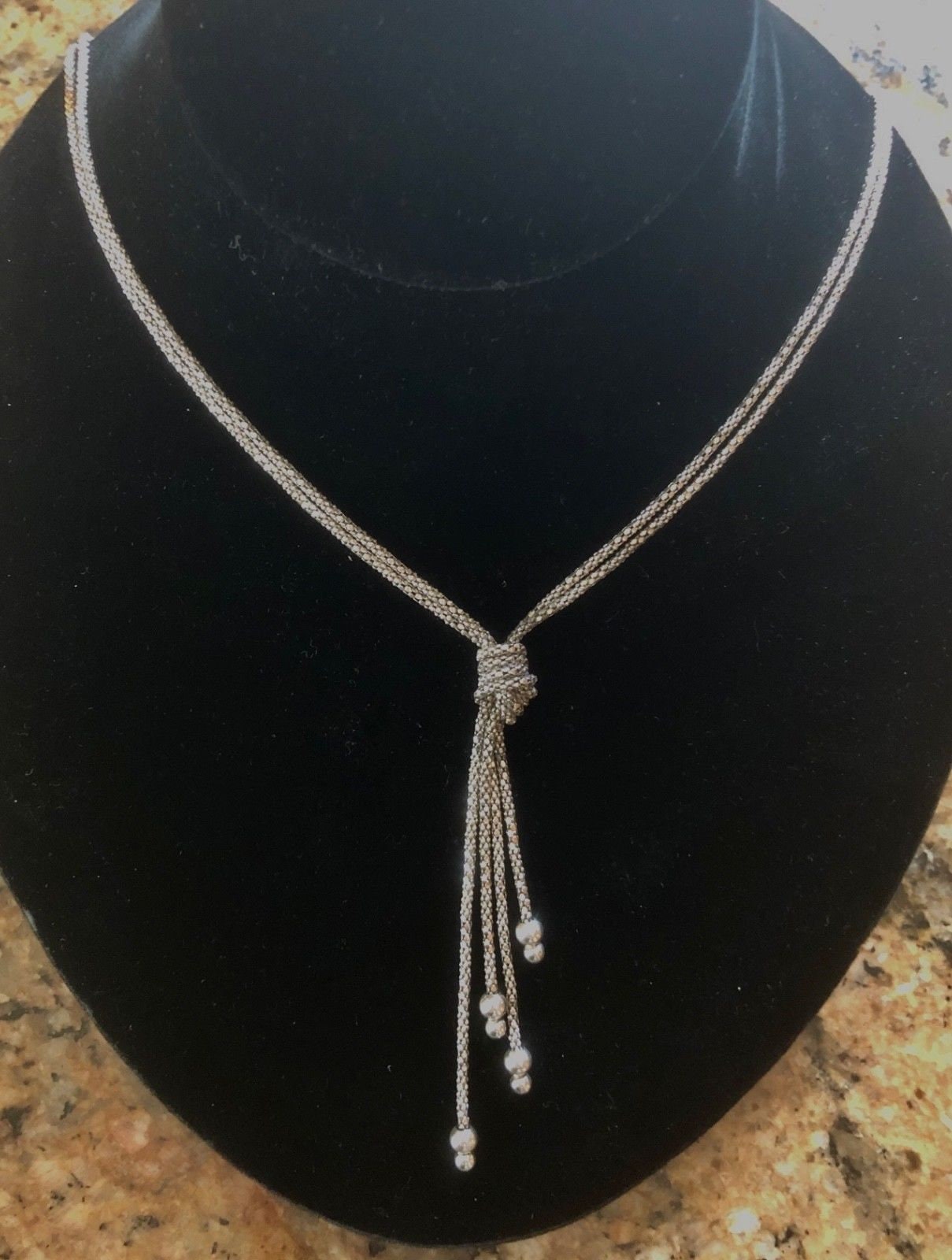 Silpada Sterling Silber Forget Me Knot Halskette Verknotete Quaste .925 Silpada Sterling Silber Forget Me Knot Halskette Verknotete Quaste .925 von SilverSistersSilpada