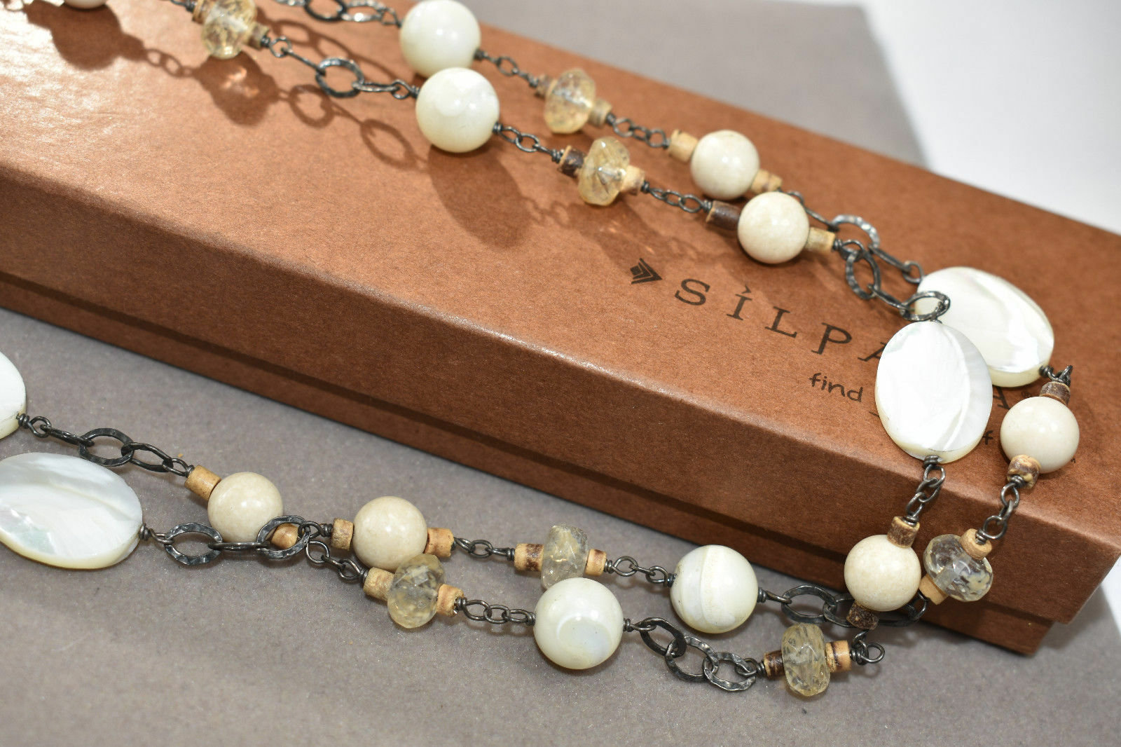 Silpada Sterling Silberne Mutter Von Perlen-Quarz-Halskette von SilverSistersSilpada