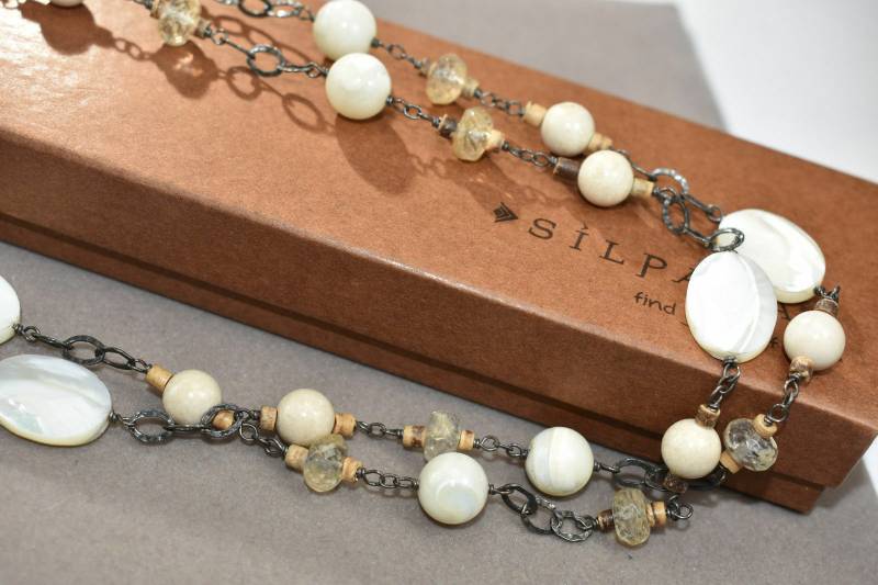 Silpada Sterling Silberne Mutter Von Perlen-Quarz-Halskette von SilverSistersSilpada