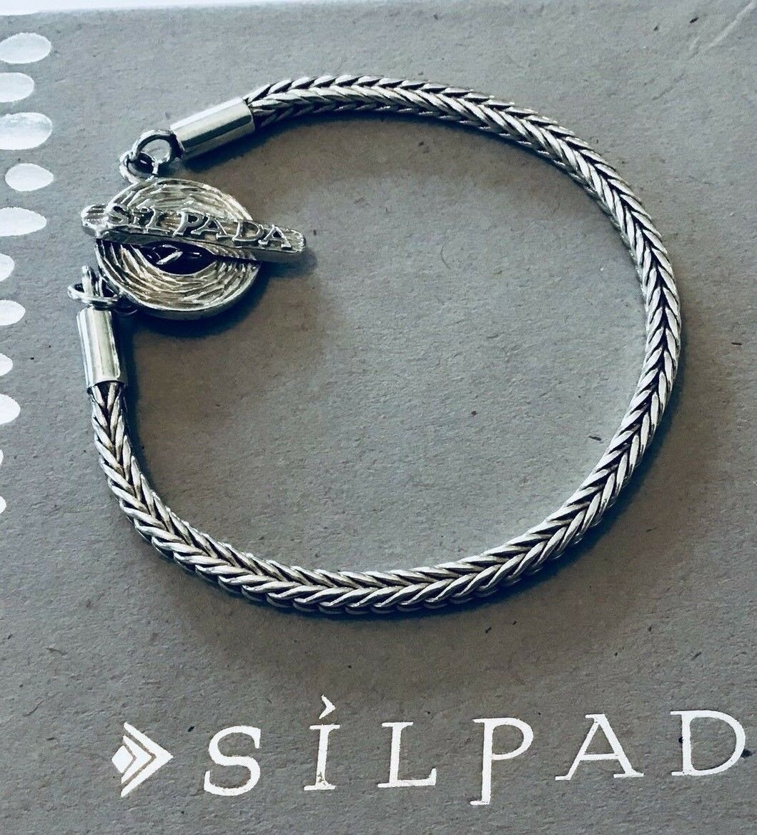 Silpada Sterling Silver Knebelverschluss Seil Logo Armband von SilverSistersSilpada