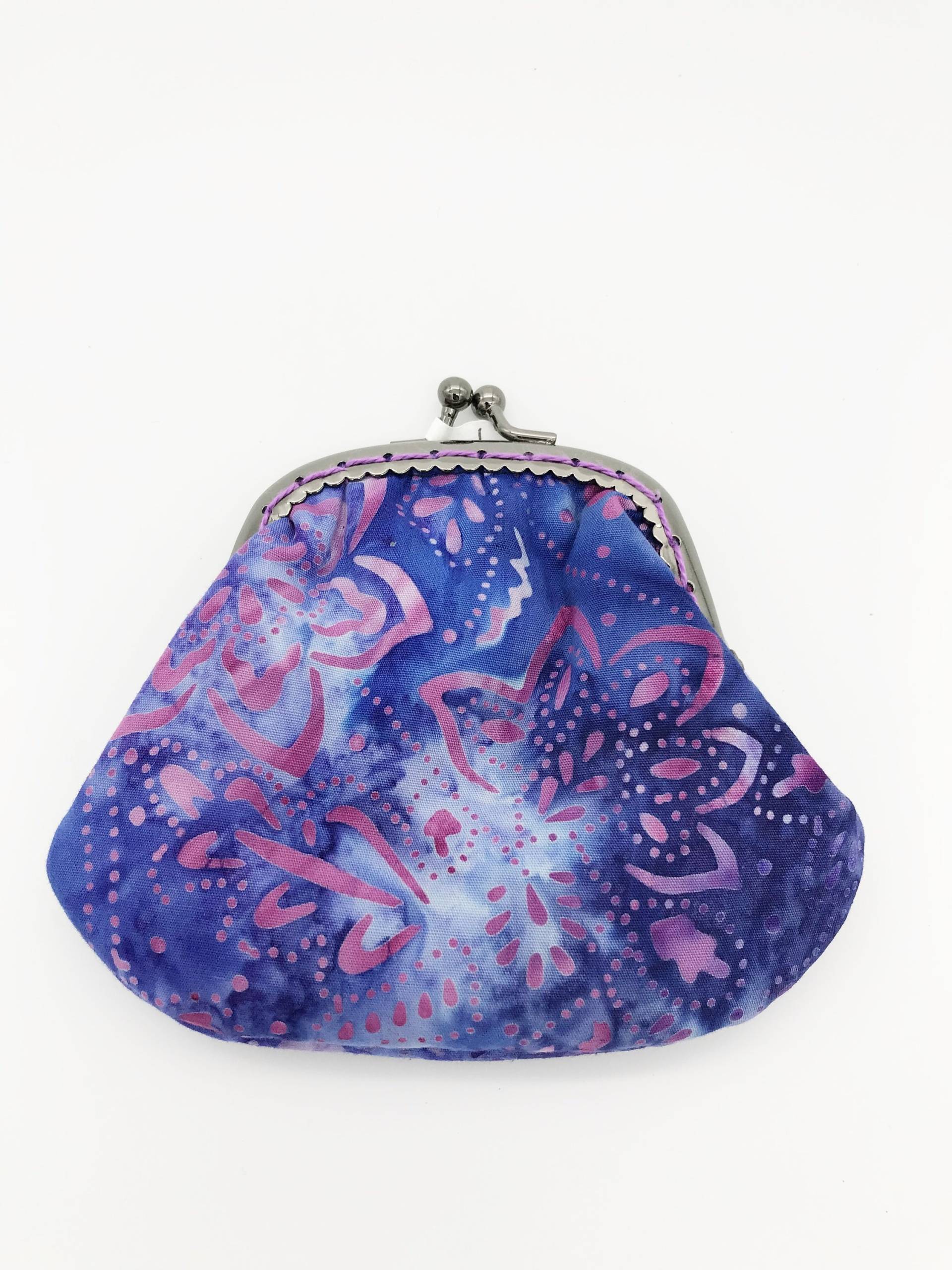 Münze Geldbörse Lila Und Rosa Krawatte Sterben Blume Geschenk Für Mädchen Weihnachten Ostern Geburtstag Frauen von SilverStarGifts