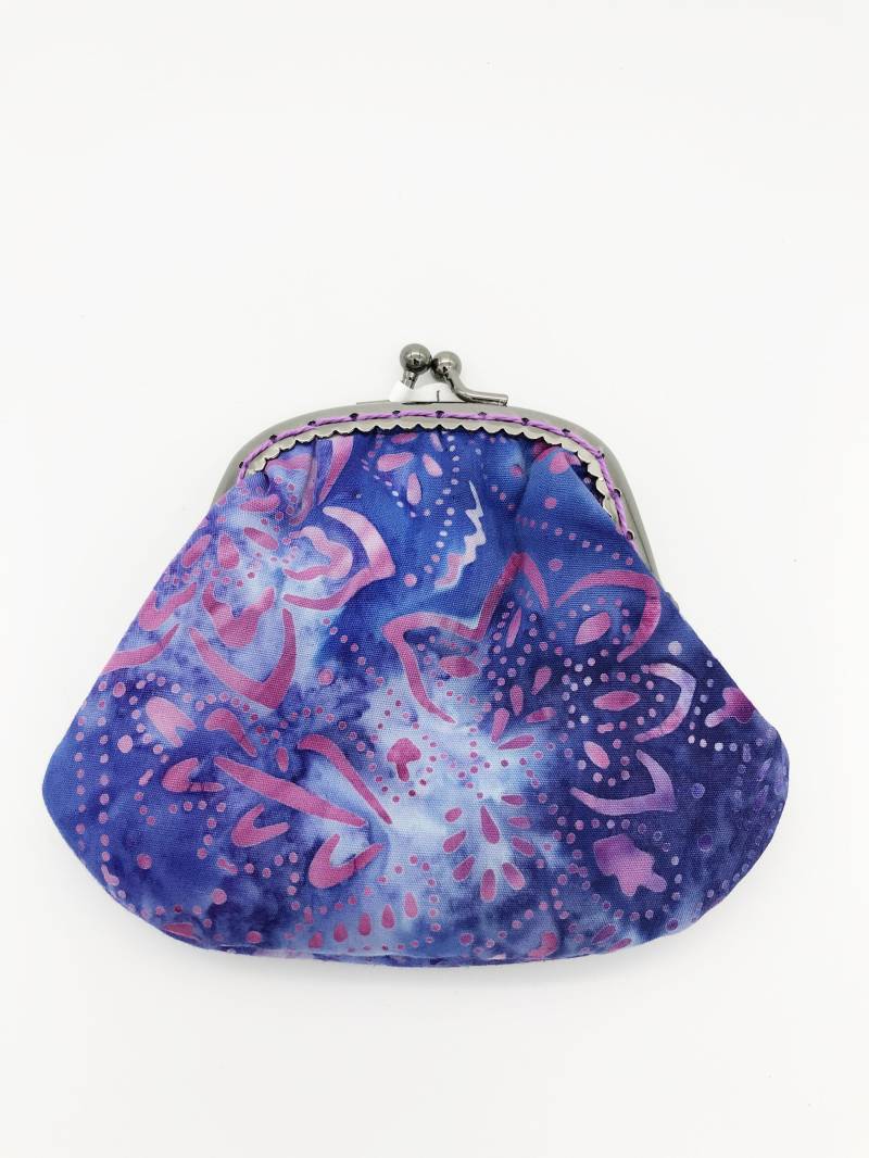 Münze Geldbörse Lila Und Rosa Krawatte Sterben Blume Geschenk Für Mädchen Weihnachten Ostern Geburtstag Frauen von SilverStarGifts