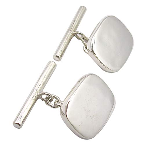 SilverStarJewel 925 Sterling Silber Fünfter Mai Beste Besorgen-Angebote Herren handgefertigte Manschettenknöpfe 1,5 cm von SilverStarJewel