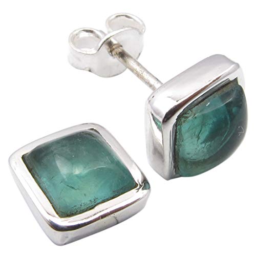 SilverStarJewel Sterling Silber Apatit tcw 2,4 Ohrstecker 0,8 cm 2,7 Gramm Neu Mode Muttertag Große Verkäufe von SilverStarJewel