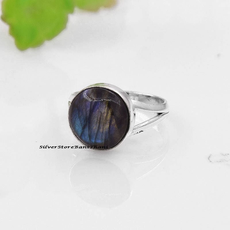 Labradorit Ring, 925 Sterling Silber Handgemachter Wunderschöner Erstaunlicher Geschenk Ehering, Für Sie Labradorit Ring, 925 Sterling Silber Handgemachter Wunderschöner Erstaunlicher Geschenk Ehering, Für Sie von SilverStoreBaniThani