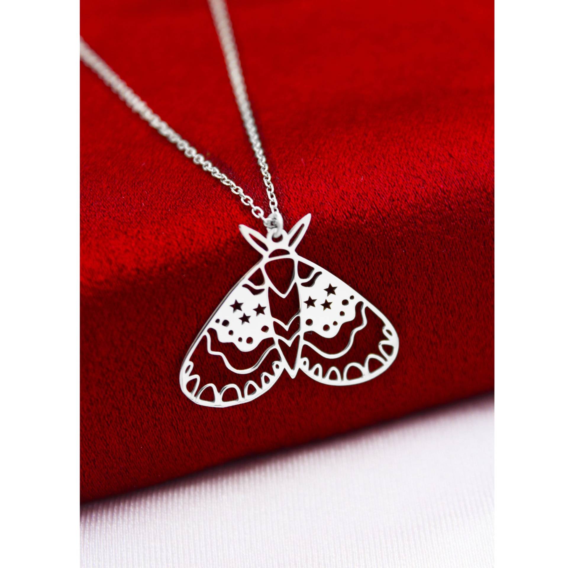 925 Sterling Silber Schmetterling Halskette , Sternen Minimalist Schmuck Liebhaber Geschenk von SilverandSilverTR
