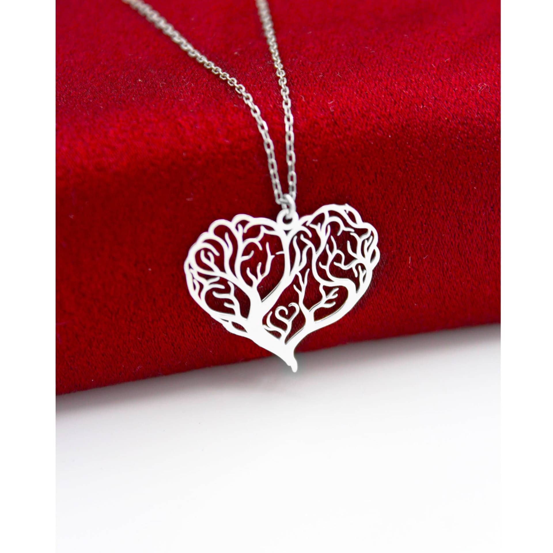 Herz Baum Des Lebens Halskette, Natur Liebhaber Halskette von SilverandSilverTR