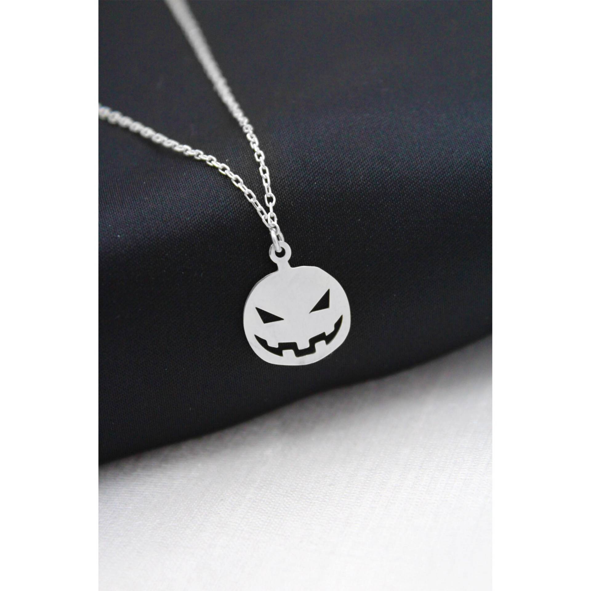 Kürbis Halskette , 925 Sterling Silber Minimalist Schmuck Hallowen Geschenk von SilverandSilverTR