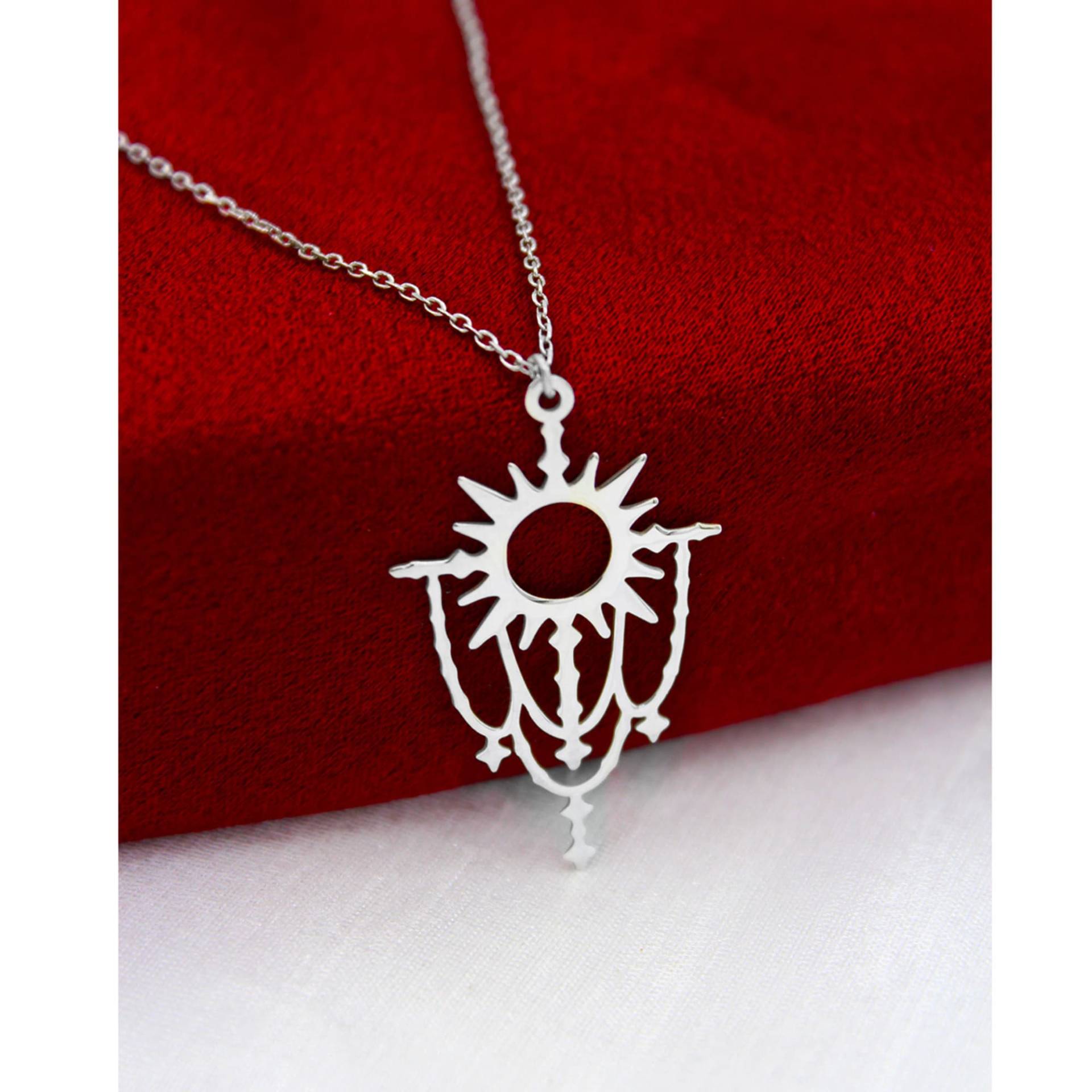 Sonne Anhänger Halskette , Minimalist Schmuck Mama Freund Valentinstag Geschenk 925 Sterling Silber von SilverandSilverTR