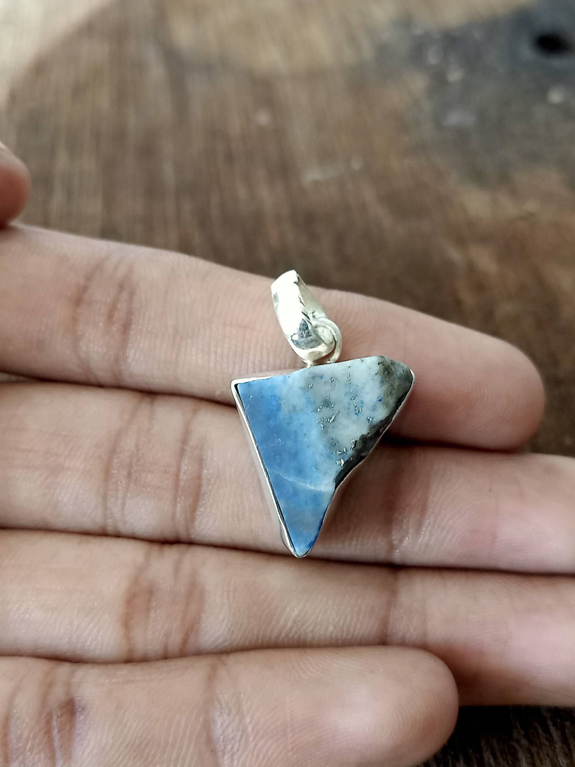 Lapisstein, Sterling Unikat Stil Anhänger, Silber Blauer Schmuck, Lapislazuli, 925, Geschenk, Lapis von Silverboho925