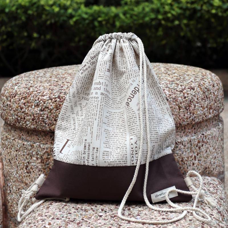 Turnbeutel/ Turnbeutel - Zeitung | B57 von SilverbreezeBag