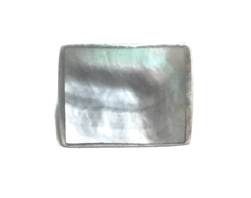 Abalone Mop Ring Größe 7 Southwest Sterling Silber Männer Frauen von Silvercity925