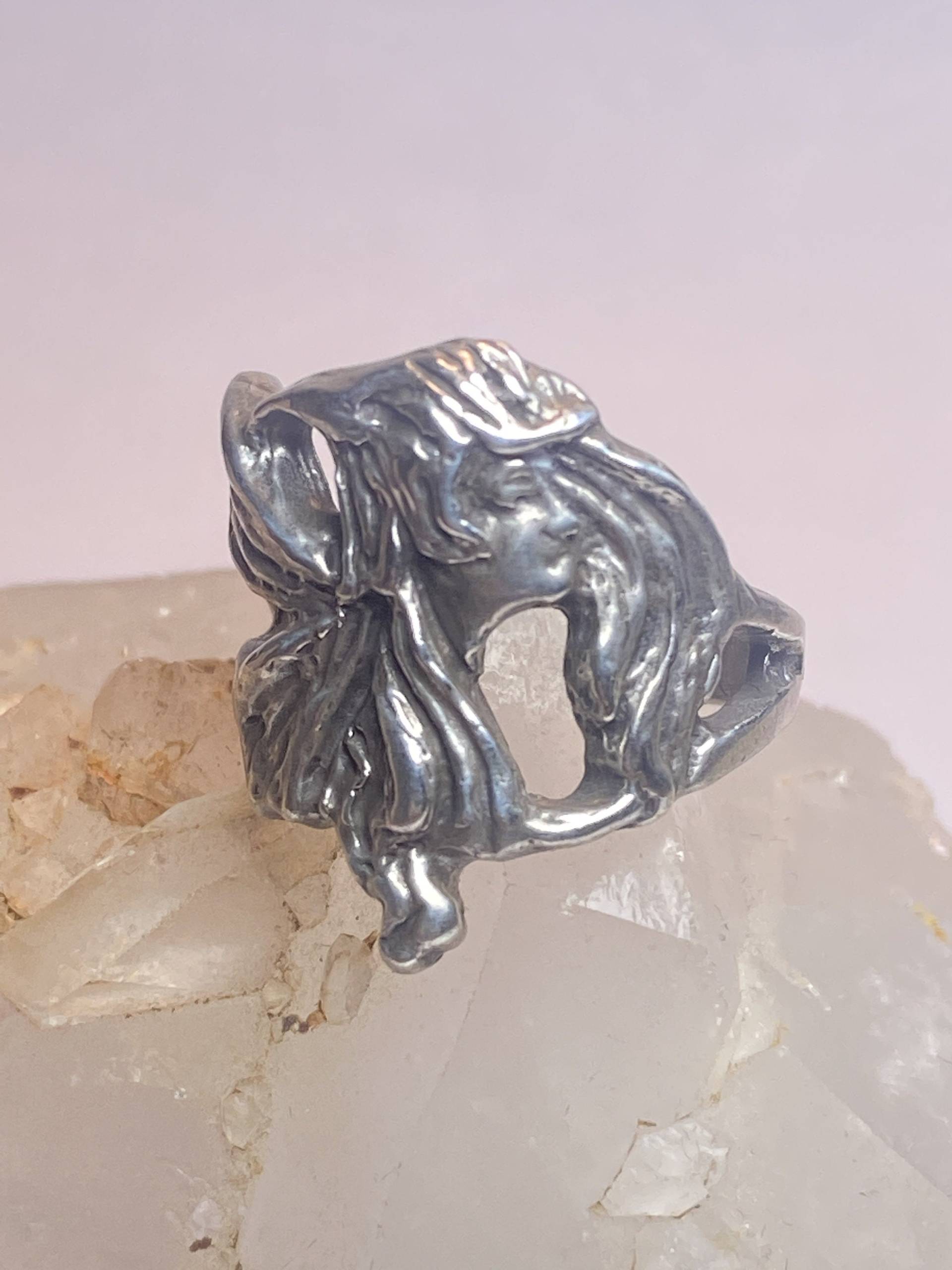 Damenring Gr. 6 Profil Langhaar Sterling Silber Damen Größe Damenring Gr. 6 Profil Langhaar Sterling Silber Damen Größe von Silvercity925