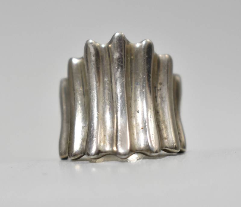 Grobstrick Band Gr. 7 Zigarren Band Sterling Silber Ring Frauen Größe Boho von Silvercity925