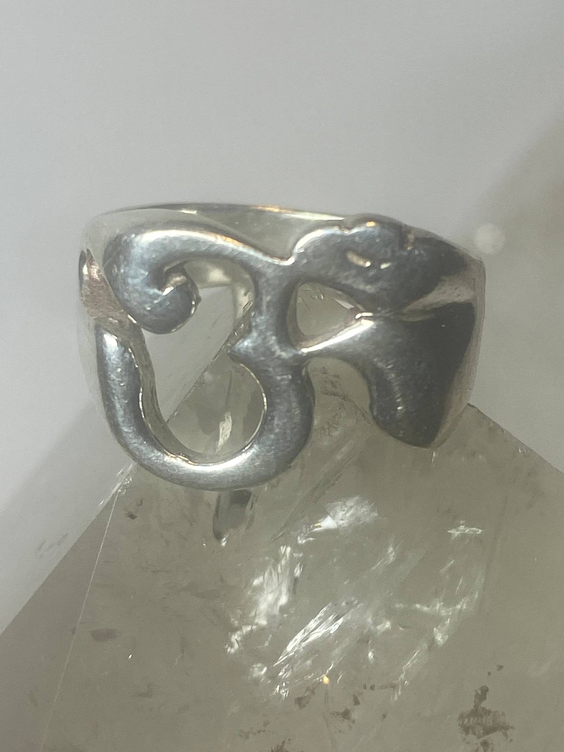 Ohm Ring Klang Aus Dem Universum Band Sterlingsilber Damen Herren von Silvercity925