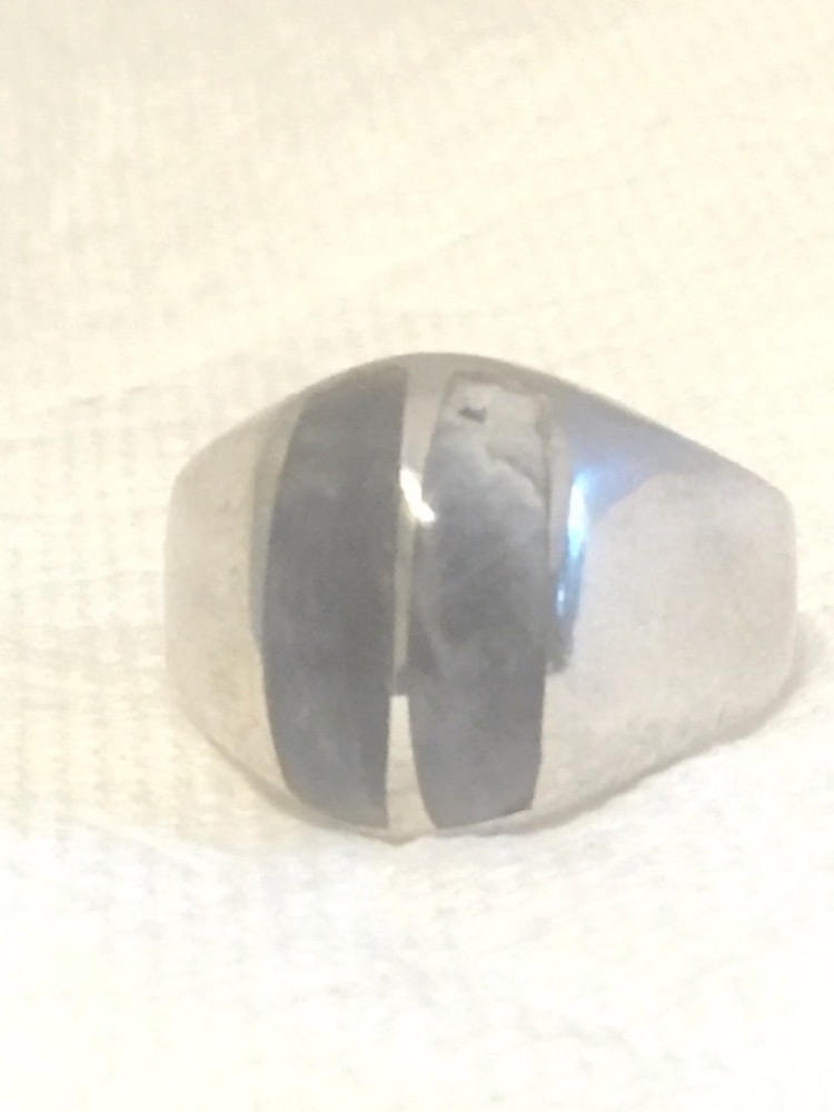 Vintage Sterling Silber Sodalith Ring Herren Mexiko Größe 9.75 17.1G von Silvercity925