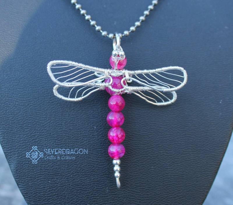 Libelle Anhänger Libelle Anhänger von SilverdragonCrafts