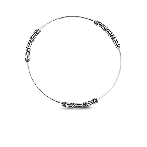 Silbern Womens 925er Sterling Silber Armband-Filigrane balinesischen Scroll Armband von Silverly