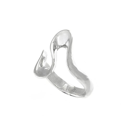 Silverly Damen Sterling Silber 925 Swirl Twist Ring, Größe: 60 (19.1) von Silverly