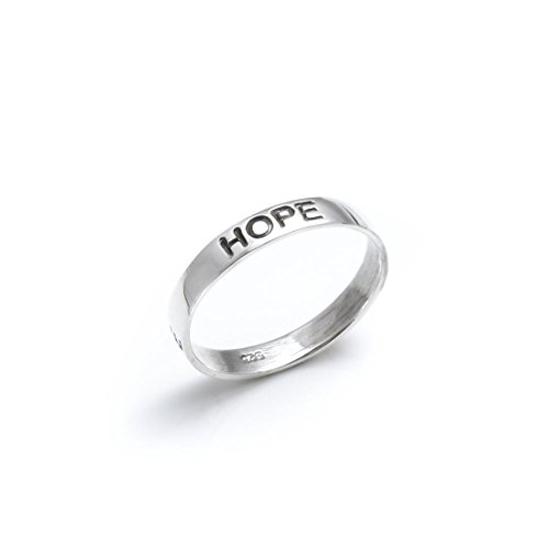 Silverly Frauen 925 Sterling Silber LOVE HOPE FAITH russischen Hochzeits Ring von Silverly