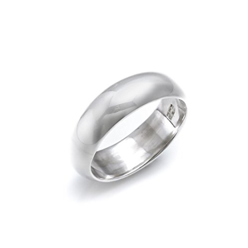 Silverly Frauen Männer .925 Sterling Silber Unisex Wedding Band 5mm Daumenring von Silverly