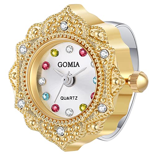 Lancardo fingeruhr Herren, Trendige und stilvolle gravierte Diamantgehäuse Digitale Skala Zifferblatt verstellbaren Ring Ring 3ATM wasserdicht Ring Uhr Fingeruhr Lancardo fingeruhr Herren, Trendige und stilvolle gravierte Diamantgehäuse Digitale Skala Zifferblatt verstellbaren Ring Ring 3ATM wasserdicht Ring Uhr Fingeruhr von Silverora