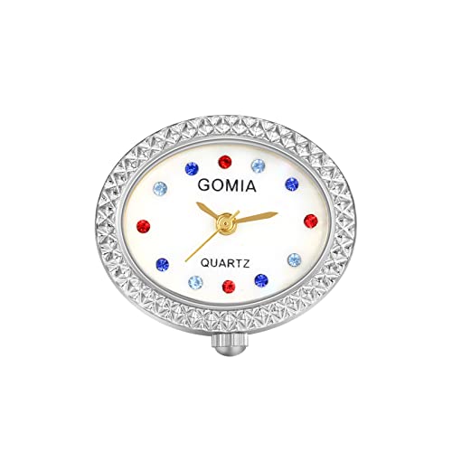 Silverora Ellipse Ring Watch Finger Watch Mens Ladies Analogue Quartz Watch Zirconia Arabic Numeral Shell Dial Elastic Strap Simple Silverora Ellipse Ring Watch Finger Watch Mens Ladies Analogue Quartz Watch Zirconia Arabic Numeral Shell Dial Elastic Strap Simple von Silverora