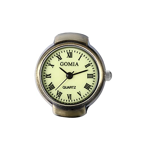 Silverora Ringuhr Fingeruhr Herren Damen Analog Quarzuhr Römische Ziffern Muschelzifferblatt elastisches Band einfache Silverora Ringuhr Fingeruhr Herren Damen Analog Quarzuhr Römische Ziffern Muschelzifferblatt elastisches Band einfache von Silverora