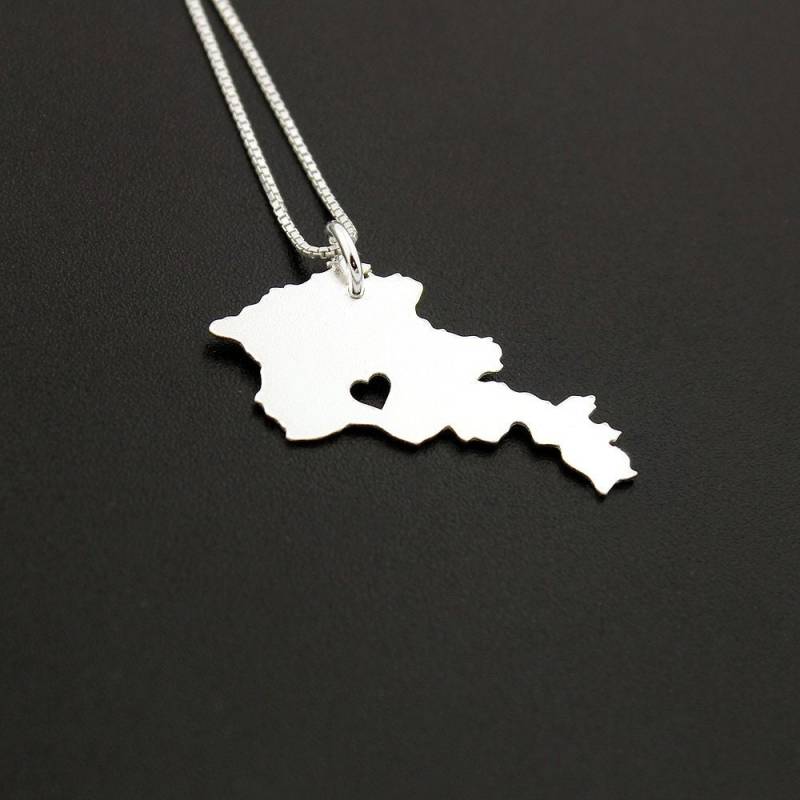 Armenien Halskette Gravierbar Sterling Silber Personalisiert I Love Land Herz Box Kette Fernbeziehung Geschenk Europa Armenien Halskette Gravierbar Sterling Silber Personalisiert I Love Land Herz Box Kette Fernbeziehung Geschenk Europa von Silversmith925