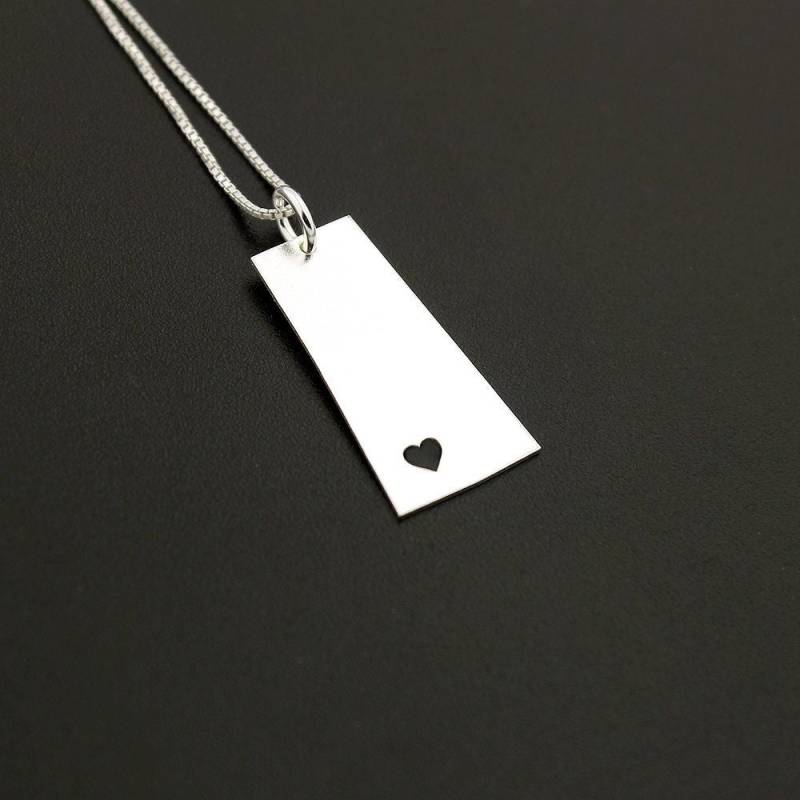 Saskatchewan Halskette Gravierbar Sterling Silber I Love Sk Country Herz Box Kette Fernbeziehung Geschenk Kanada Saskatchewan Halskette Gravierbar Sterling Silber I Love Sk Country Herz Box Kette Fernbeziehung Geschenk Kanada von Silversmith925
