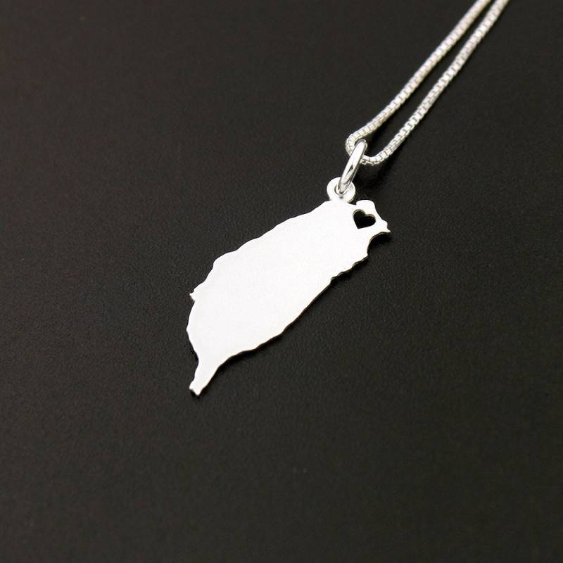 Taiwan Halskette Gravierbar Sterling Silber Personalisiert I Love China Land Herz Box Kette Fernbeziehung Geschenk - Asia Taiwan Halskette Gravierbar Sterling Silber Personalisiert I Love China Land Herz Box Kette Fernbeziehung Geschenk - Asia von Silversmith925