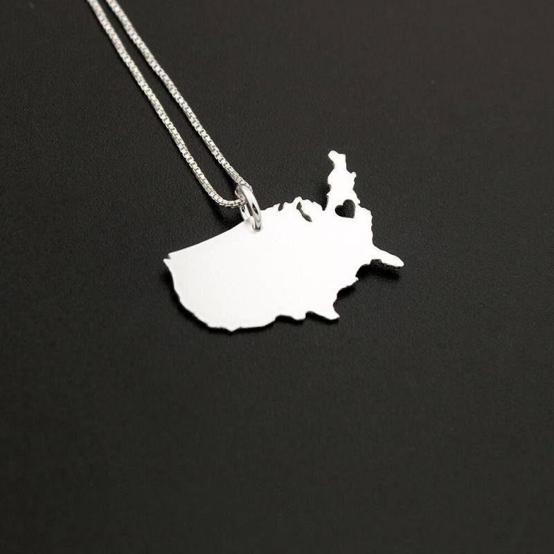 Usa Halskette Gravierbar Sterling Silber I Love Country Herz Box Kette Ferngeschenk Usa Halskette Gravierbar Sterling Silber I Love Country Herz Box Kette Ferngeschenk von Silversmith925