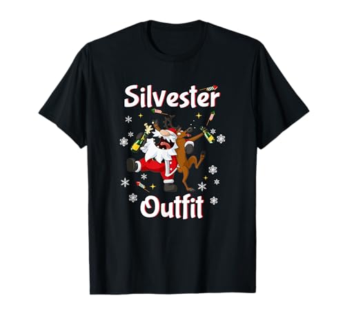 Silvester Outfit Damen Herren 2024 Neujahr 2025 Party T-Shirt von Silvester Geschenke für die Silvesterparty 2024
