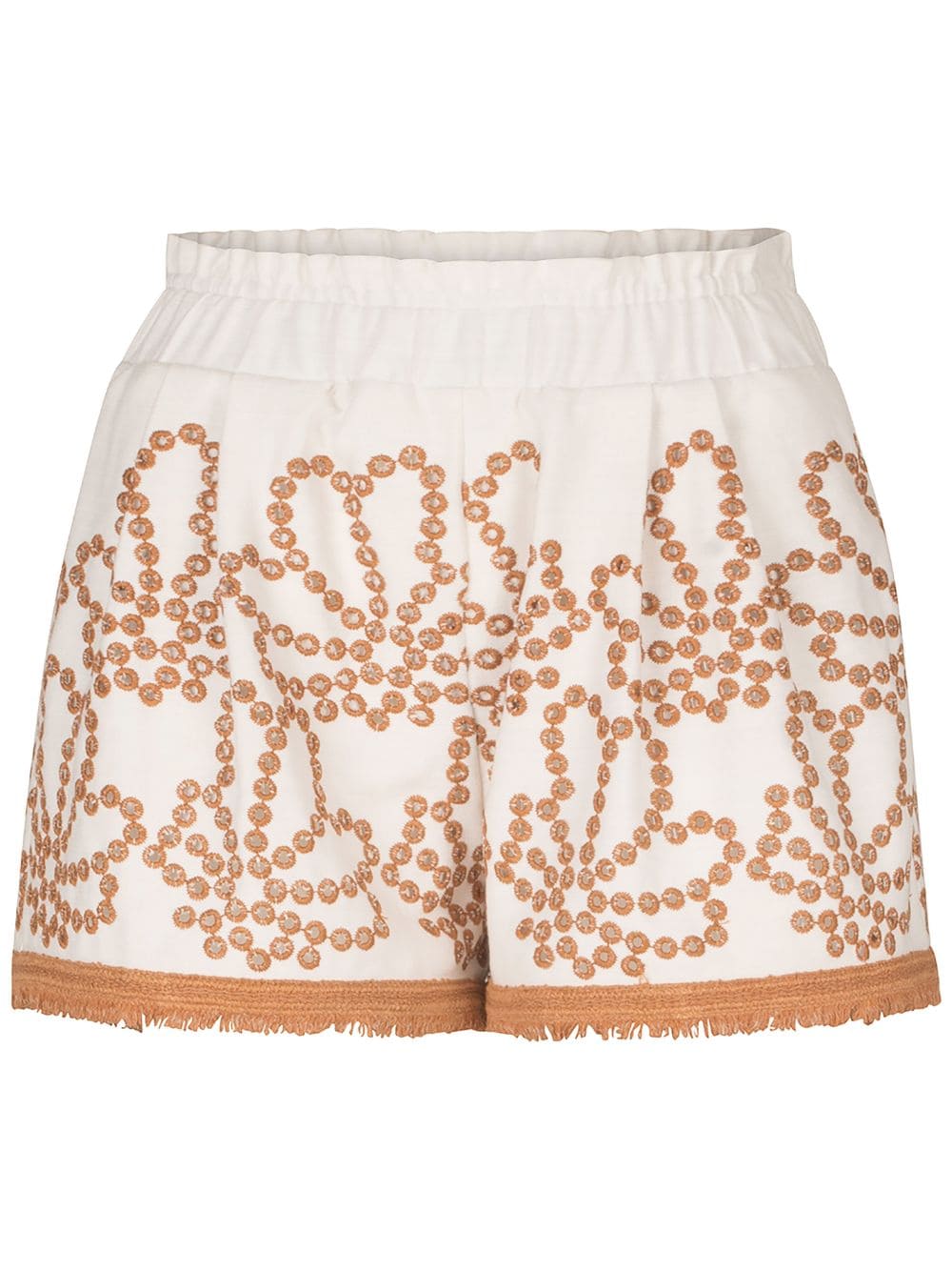 Silvia Tcherassi Giorgio Shorts mit grafischem Print - Weiß von Silvia Tcherassi