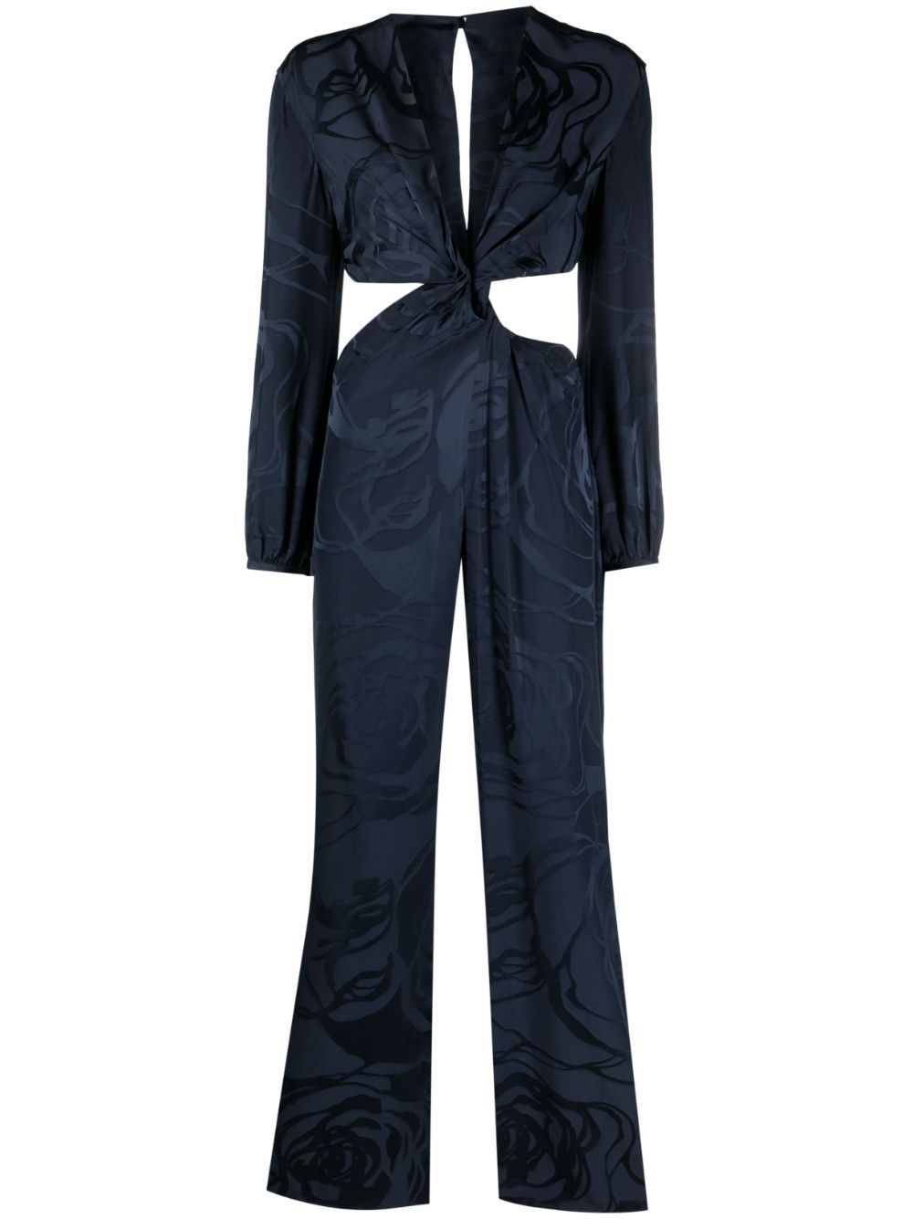 Silvia Tcherassi Joely Jacquard-Jumpsuit - Blau von Silvia Tcherassi