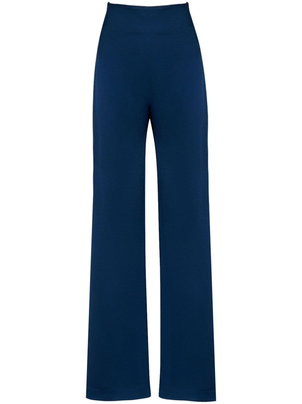 Silvia Tcherassi Palermo Taillenhose mit weitem Bein - Blau von Silvia Tcherassi