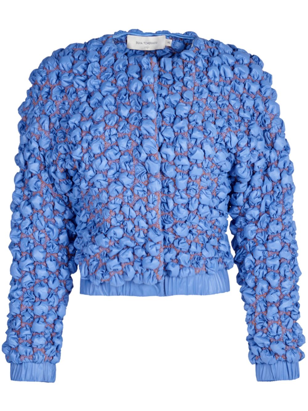 Silvia Tcherassi Strukturierte Gieti Cropped-Jacke - Blau von Silvia Tcherassi