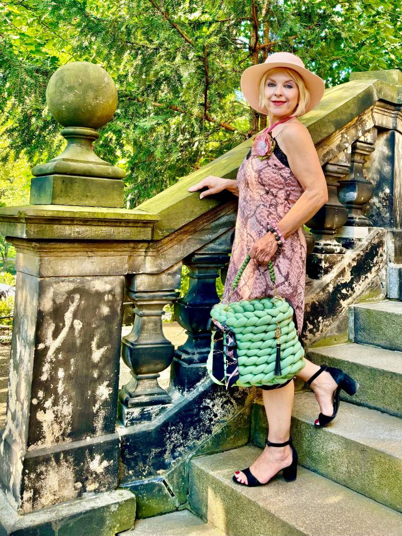 Grobstricktasche Hellgrün Pear von SilviaJacobyWirth