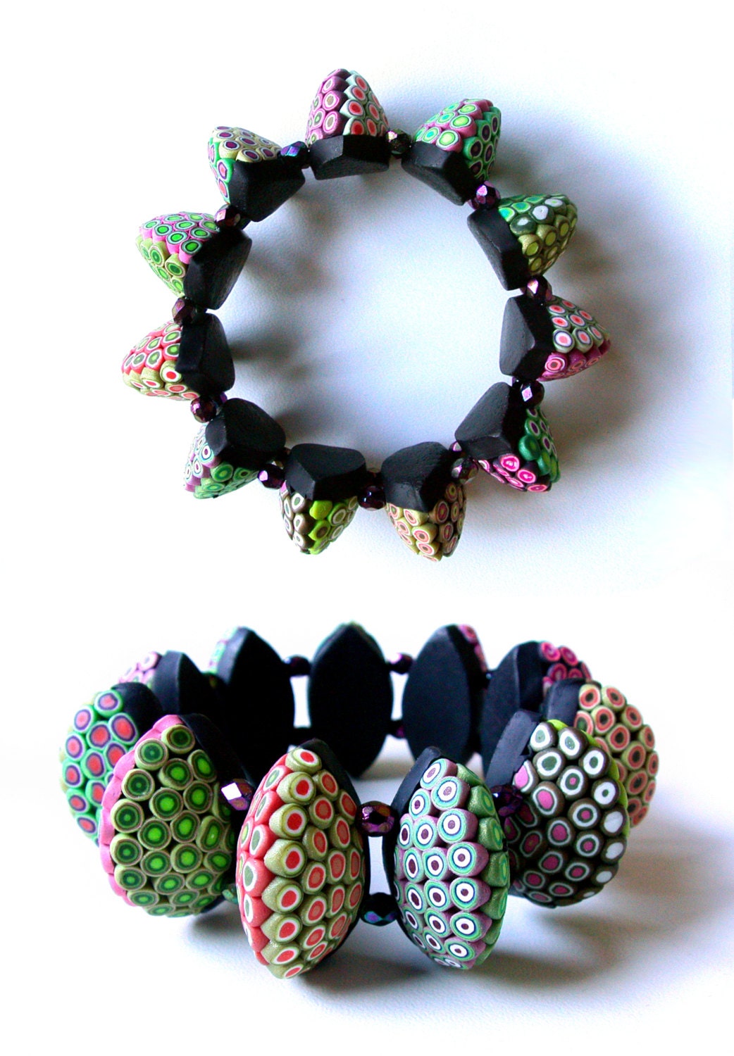 Armband Aus Fimo in Herbstfarben von SilviaOrtizDeLaTorre