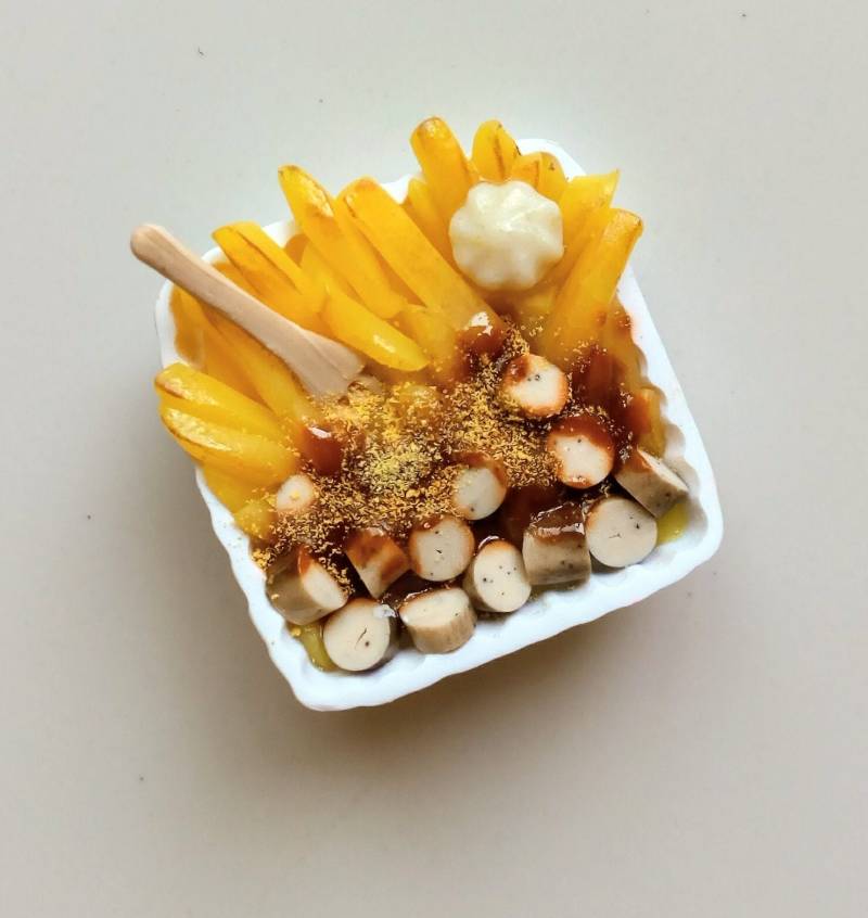 Currywurst Polymerpaste Brosche von SilviaOrtizDeLaTorre