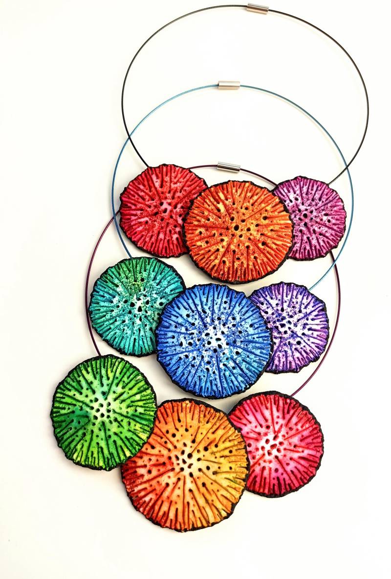 Fimo Halskette, Tragbare Kunst von SilviaOrtizDeLaTorre