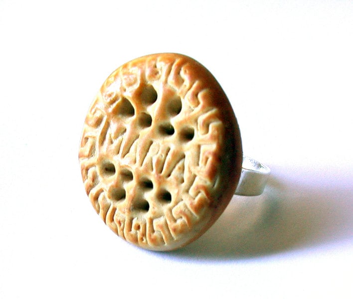 Fimo Maria Keks Ring Fimo Maria Keks Ring von SilviaOrtizDeLaTorre