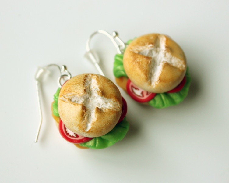 Miniatur Veggie Snack Ohrringe von SilviaOrtizDeLaTorre