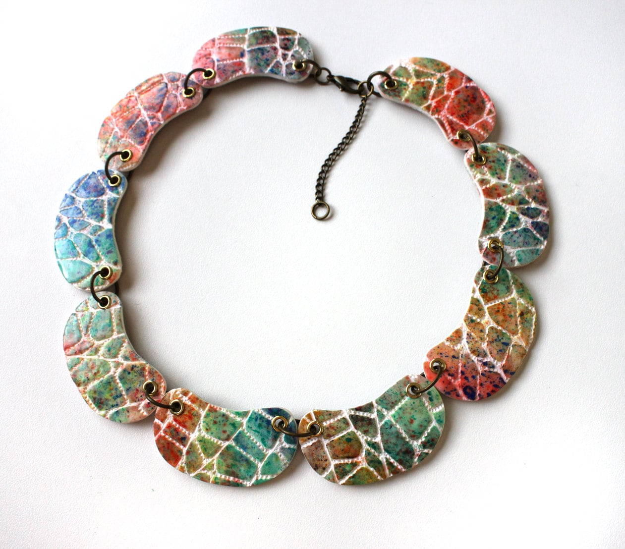 Polymer Clay Handgemachte Halskette Ooak von SilviaOrtizDeLaTorre