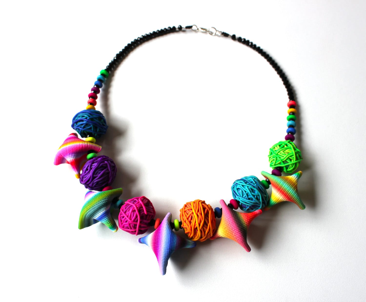 Polymer Halskette Kleidung Und Stränge, Auf Bestellung, Handgefertigt von SilviaOrtizDeLaTorre