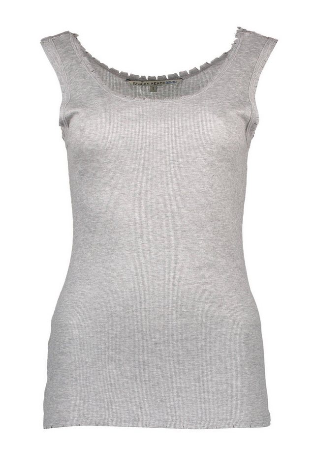 Silvian Heach T-Shirt Grau Damen Trägershirt mit breiten Trägern und von Silvian Heach
