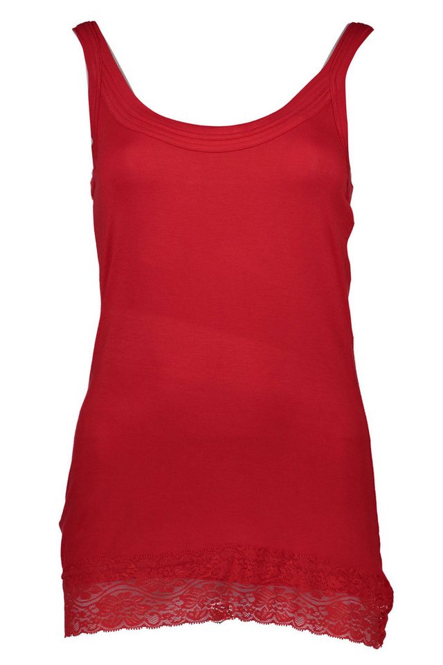 Silvian Heach T-Shirt Schickes Damen-Top in Rot – Trägertop mit von Silvian Heach