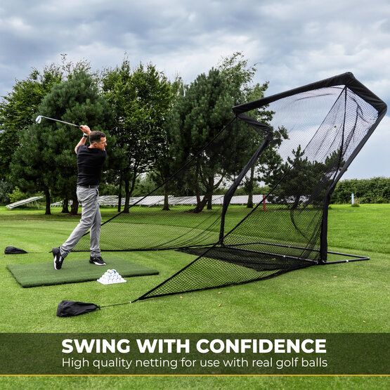 Sim Space Deluxe Home Driving Net 2.5m schwarz von Sim Space